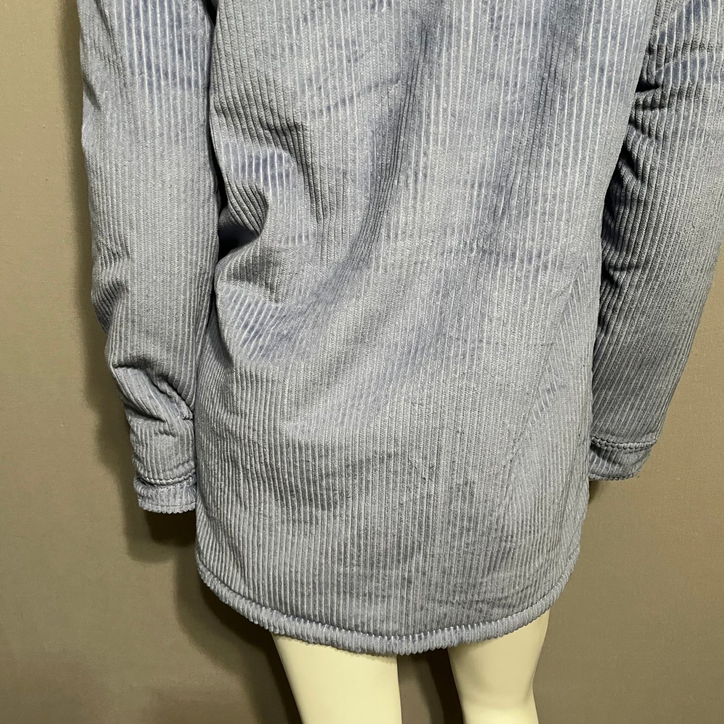 Vintage Blair Ribbed Blue Fleece Jacket Size Medium/Large