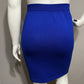 St. John Sapphire Wool & Silk Knit Skirt Sz-12