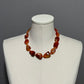 Orange Beaded Necklace