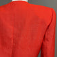 Worthington Orange Textured Blazer Sz-8