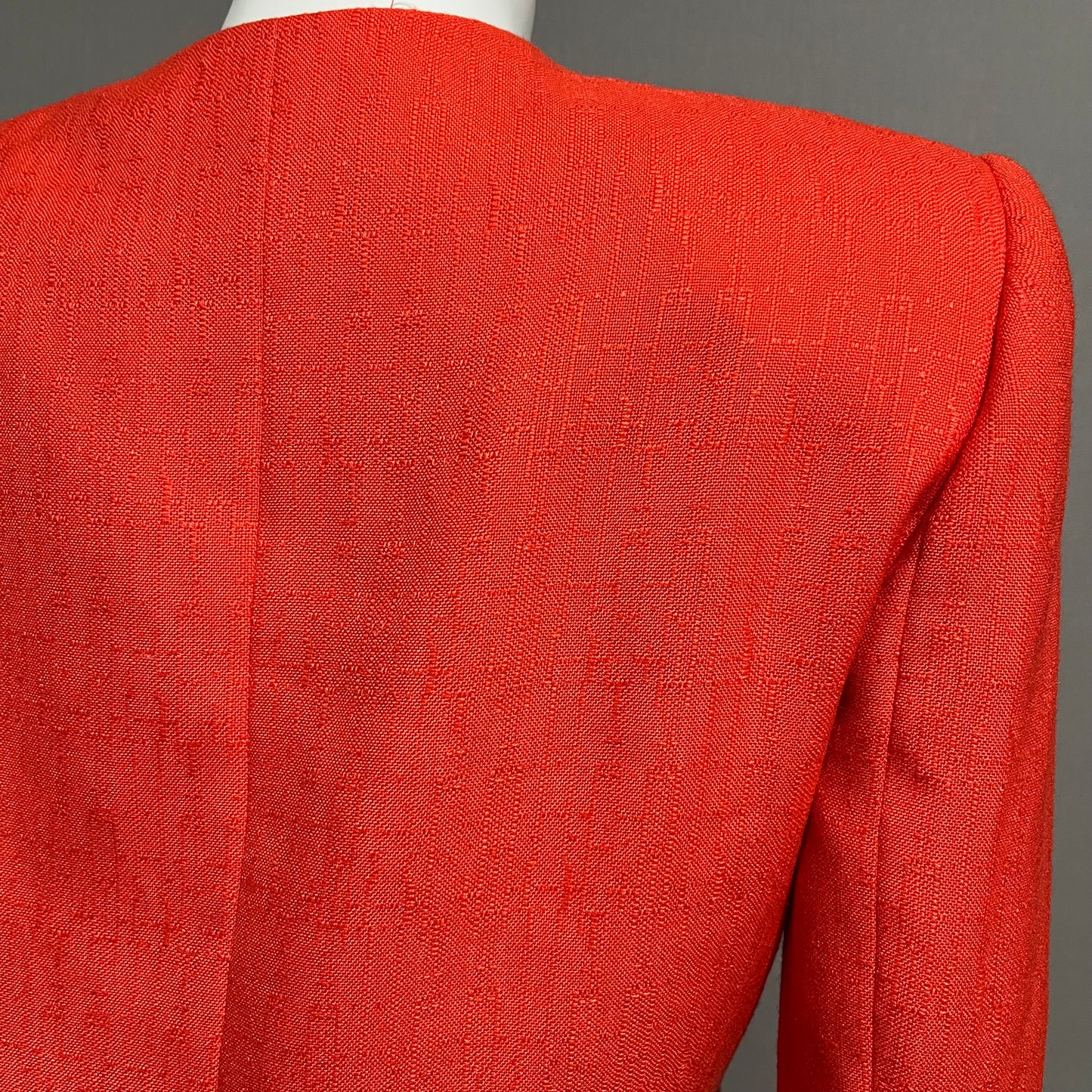 Worthington Orange Textured Blazer Sz-8