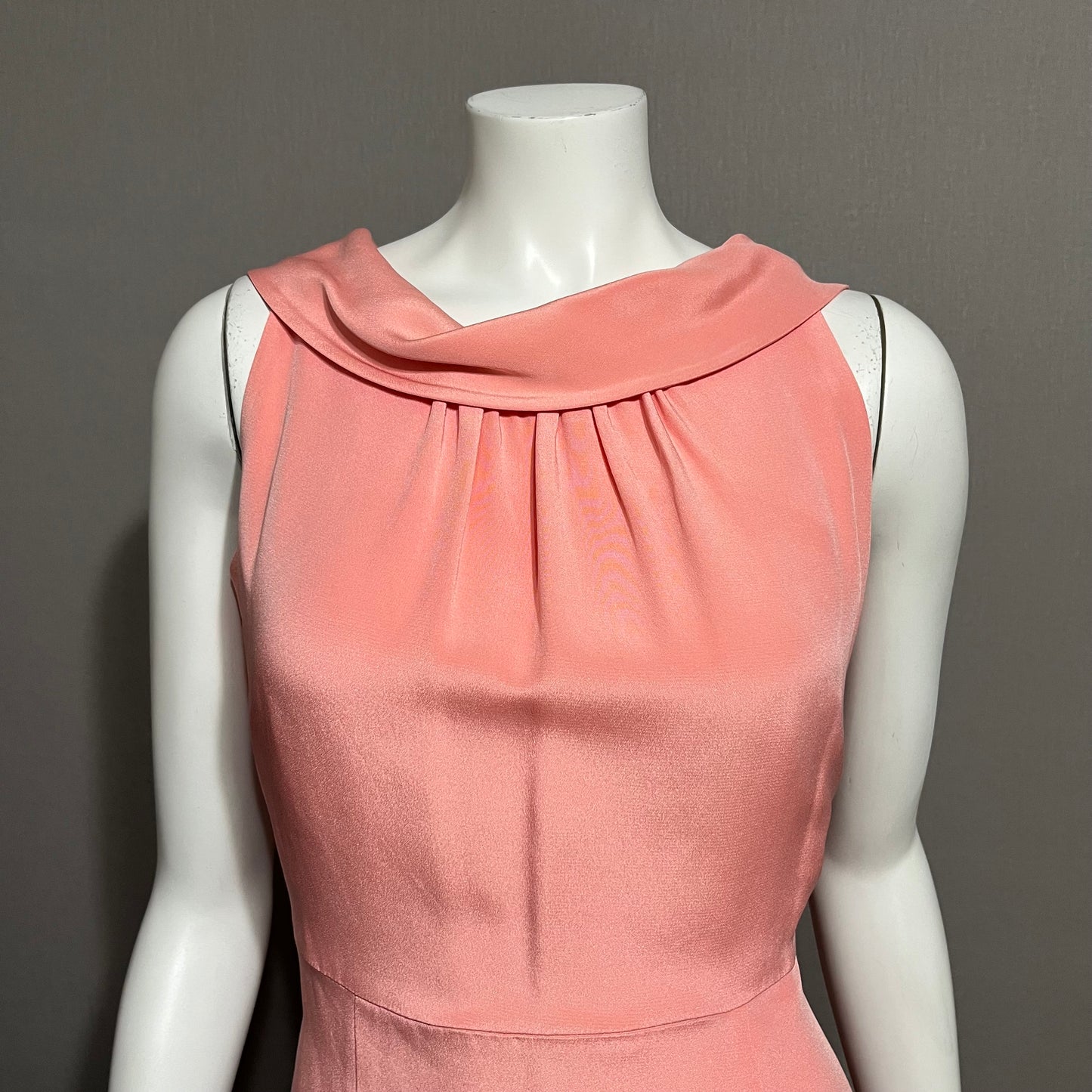 Talbots Pink Pure Silk Shift Dress Sz-10 #14