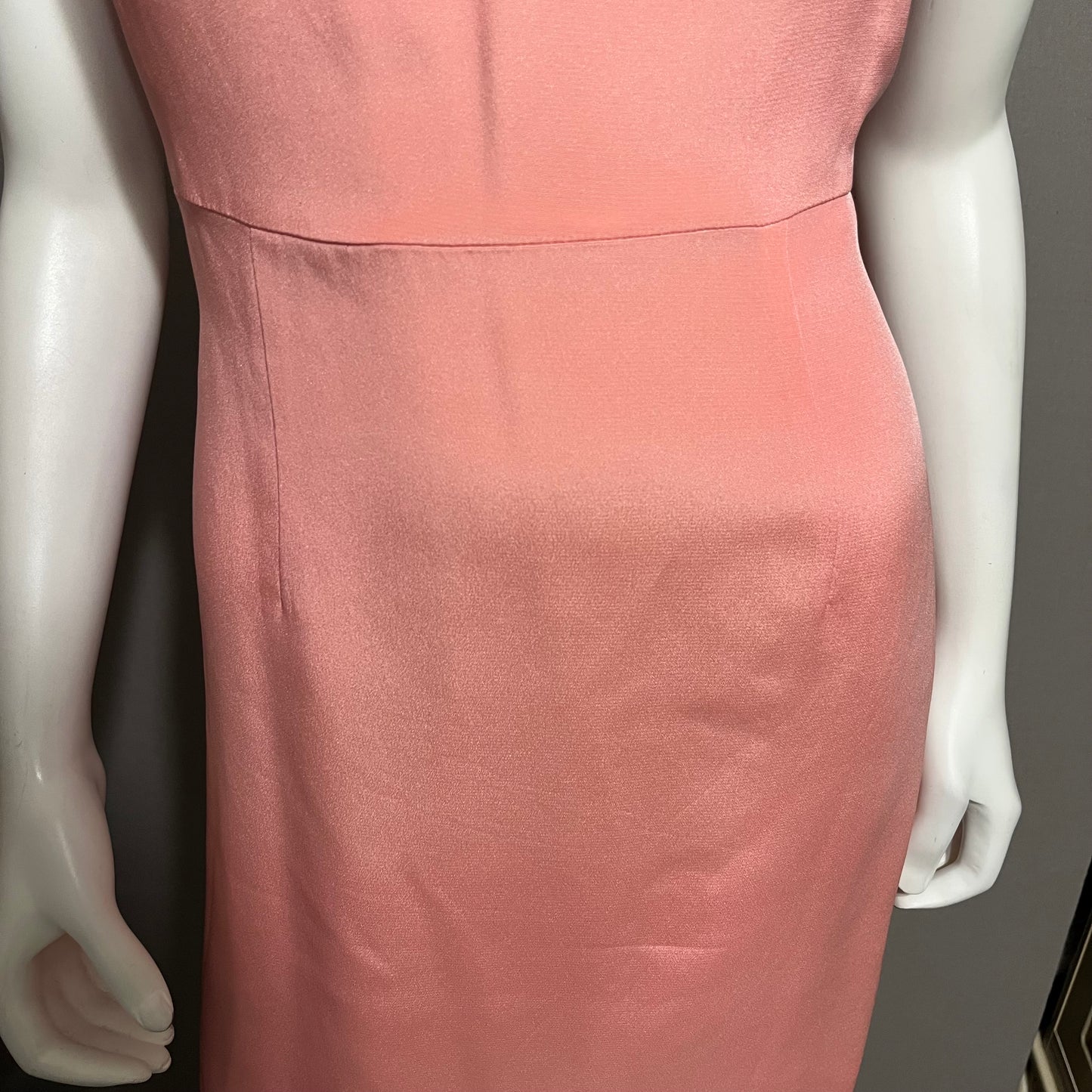 Talbots Pink Pure Silk Shift Dress Sz-10 #14