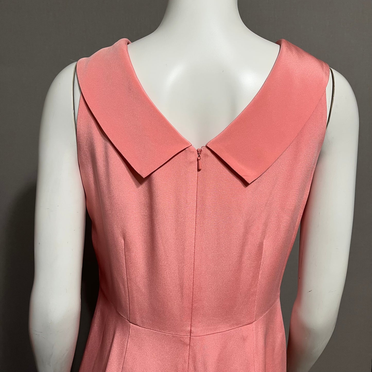 Talbots Pink Pure Silk Shift Dress Sz-10 #14