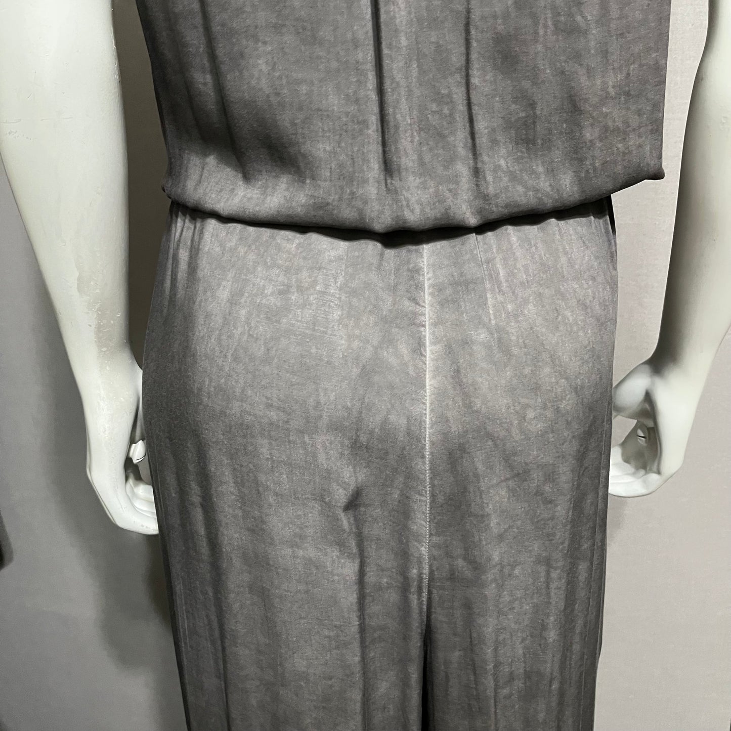 Soft Surroundings Gray Dye Rayon Jumpsuit Sz-TL