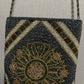 Lady Jade Beaded Blue | Black Boho 2 Color Sided Fringe Crossbody Bag