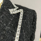 Ann Taylor Black Tweed Blazer Sz-Large