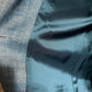 Lands End Blue Linen | Rayon One Button Blazer Sz-8 Tall