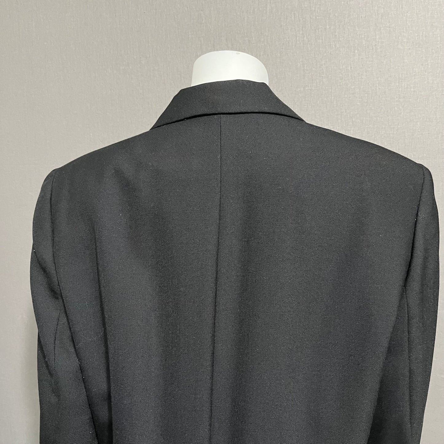 Orvis Black Worsted Wool Blend Career Unisex Blazer Sz-12