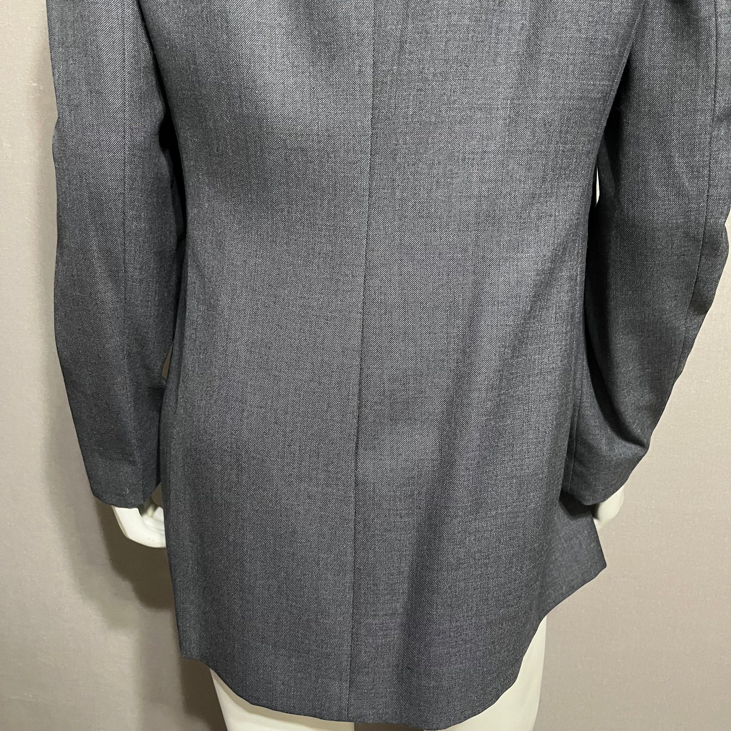 Jones New York 100% Wool Gray Lightweight Career Blazer Sz-10