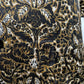 Vintage Austin Reed 100% Silk Brown | Black | Gold  Floral Blazer Sz-10