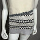 Worth 100% Wool Gray Cream Black Sleeveless Turtleneck Sz-Small/Medium
