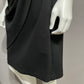 Cache Black Ponte Knit With Gathered Waist Brown Gold Accents Dress Sz-10