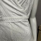 Rabbit Rabbit Rabbit Women White Floral Embroidered 100% Cotton Dress Sz-22W