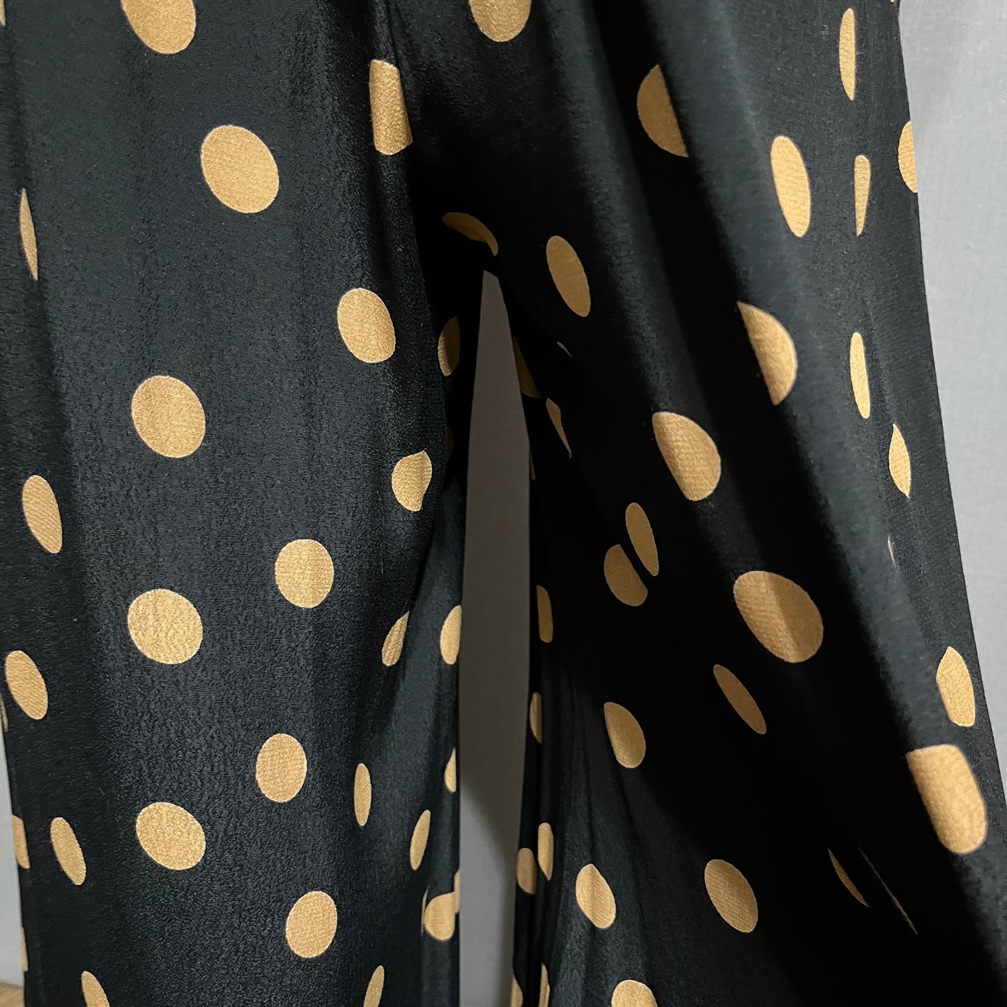 Anthropologie Loveland Wide-Leg Polka Dot Jumpsuit Sz-12