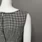 Erika Black Checkered Print Maxi Dress Sz-Large