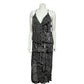 Karen Kane Black Printed Boho Flowy Dress Sz-Large