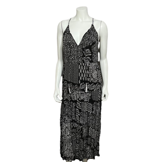 Karen Kane Black Printed Boho Flowy Dress Sz-Large