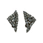 Rhinestones Triangle Earrings