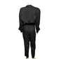 Vintage D. Frank Rayon With Jewel Accents Black Jumpsuit Sz-8 (Small)