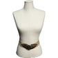 Cheetah With Antique Gold Metal With Stretch Band Belt Sz-1X