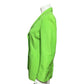 Classiques Entier Lime Green Silk Linen Blazer Sz-Small