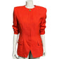 Worthington Orange Textured Blazer Sz-8