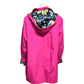 Blair Pink With Floral Lining Rain Coat Sz-XL #48