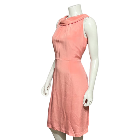 Talbots Pink Pure Silk Shift Dress Sz-10 #14