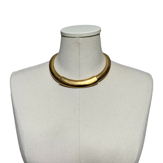 Monet Gold Rectangular Shape Choker