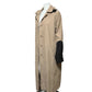 Vintage London Fog Brown Longline Hooded Trench Jacket Sz-8 Runs Big!