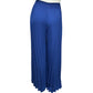 Dylmar Blue Pleated Flowy Pants Sz-Large