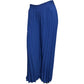 Dylmar Blue Pleated Flowy Pants Sz-Large