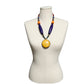 Multicolored Color Block Necklace