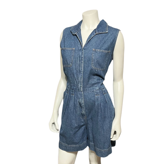 Vintage St. John Bay Denim Romper Sz-14M