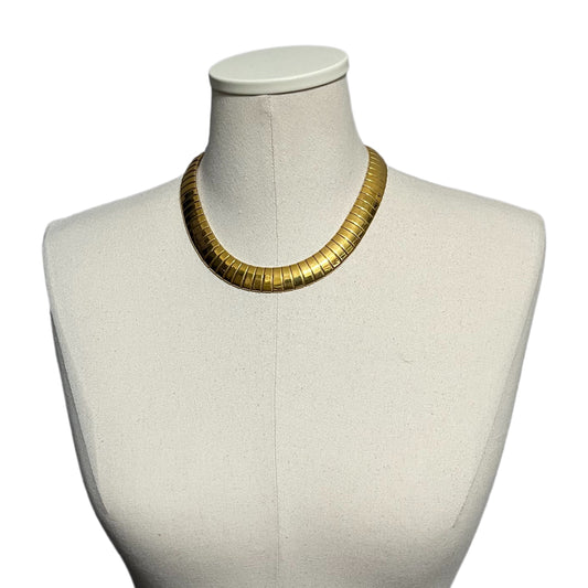 Monet Gold Rectangular Shape Choker