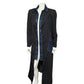 Upcycle Stripe Denim Streetwear Duster Jacket Sz-14