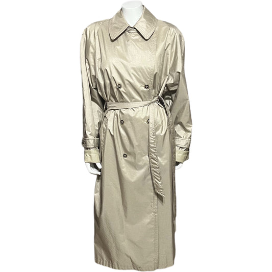 Fleet Street Champagne Longline Trench Jacket Sz-14