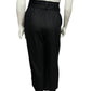 J Jill Black Tie Waist Linen Blend Black Cropped Pants Sz-Large