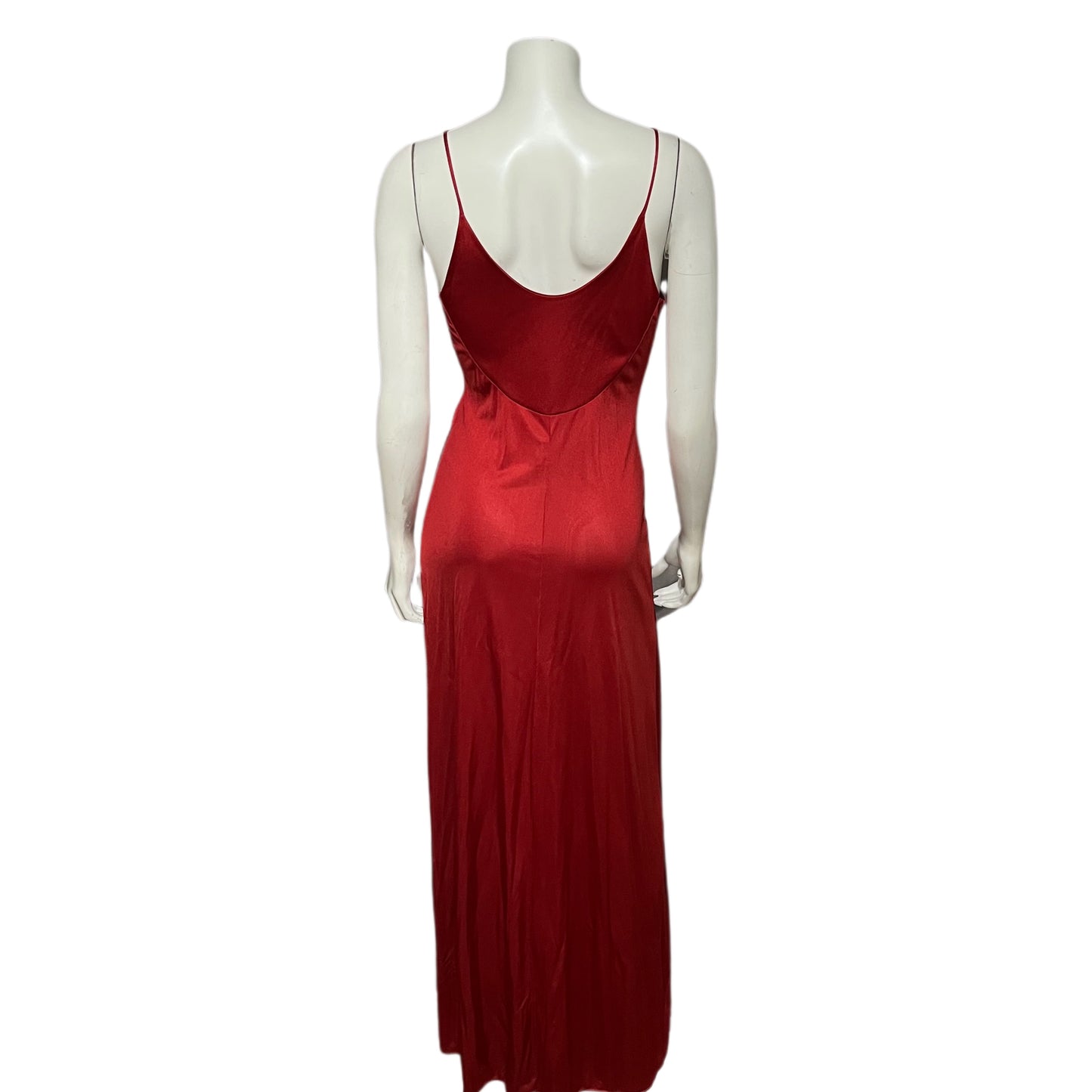 Vintage Rust Red Nightgown Sz-Small/Medium