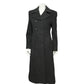 Jones New York Charcoal Gray Long Wool Coat Sz-4