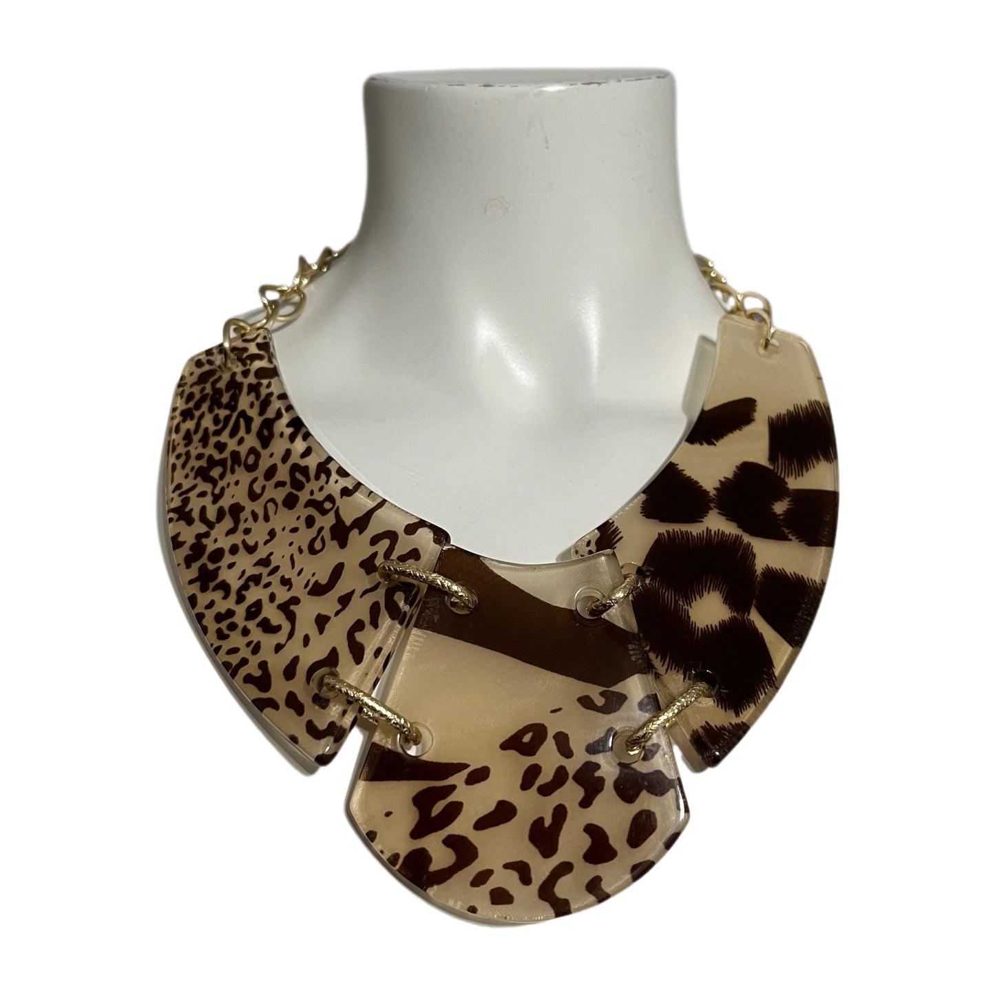 Animal Print Large Necklace