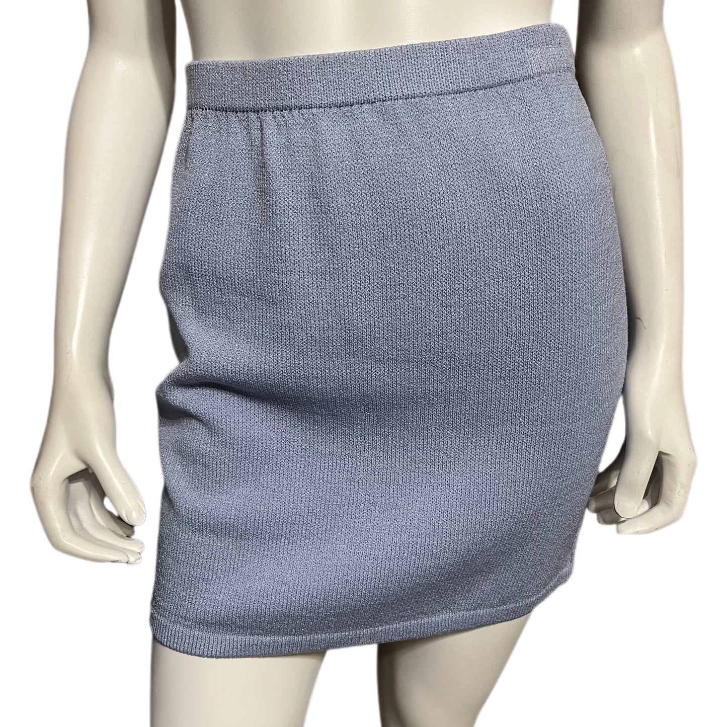 St. John Knit Light Blue Skirt Sz-Small