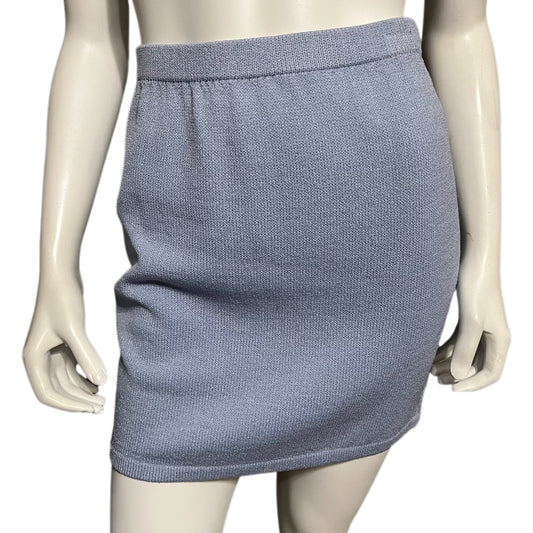 St. John Knit Light Blue Skirt Sz-Small