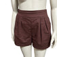 Abercrombie & Fitch Chocolate Flared Women’s Linen Cotton Shorts Sz-Medium