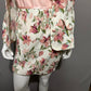 Francine Browner Vintage Pink Floral 3 Pc Skirt Suit Set Sz-Medium