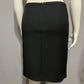 BCBG Maxazria Black Cargo Style Front Zip Pencil Skirt Sz-12
