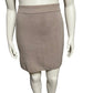 Laura Ashley Tan Lambswool Ribbed Knit Pencil Skirt Sz-Large