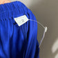 Cobalt Blue Womens With Ruffles Midi Length Flared Skirt Sz-Small