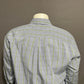 Alan Flusser Men’s XL Window Pane Button Up Blue Green Long Sleeve